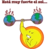 Está muy fuerte el sol...
04
