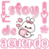 stoy
RS
de
YES
acuerdo
MELISSA