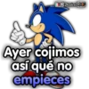 CBralen o
Ayer cojimos
así qué no
empieces