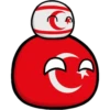 Countryballs sticker Turkey Cyp, Gre 7