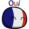 Countryballs sticker France Bel, Nth. 9