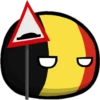 Countryballs sticker France Bel, Nth. 12