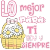 LO mejor
para:
HOY Y
ApaeESiEMPRE