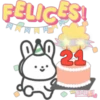 Felíz cumpleaños cute 13