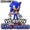 CBralen o
yá estoy
listo vamos