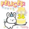 Felíz cumpleaños cute 14