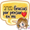 amiga Gracias
por pensar
en mi
Lorena & Ainarey