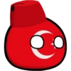 Countryballs sticker Turkey Cyp, Gre 16