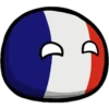 Countryballs sticker France Bel, Nth. 17