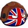 Countryballs sticker USA & UK 6