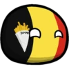Countryballs sticker France Bel, Nth. 19