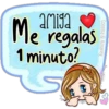 Me regalas
1 minuto?
Lorena & Ainarey