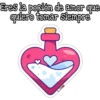 Eres la poción de amor que
quiero tomar siempre
L.O