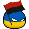 Countryballs sticker Ukraine, Bru 10