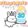 Felíz cumpleaños cute 22