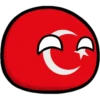 Countryballs sticker Turkey Cyp, Gre 18