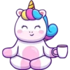 Unicornio colores 30