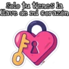Solo tu tienes la
llave de mi corazón
L.O