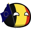 Countryballs sticker France Bel, Nth. 23