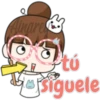 tú
siguele