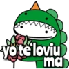 flork dino parejaᥫ᭡ 20
