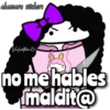 akamaru stickers
Valentina Co
no me hables
maldit@