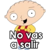 No vas
a salir