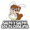 SALTO Y SALTO!
SOY TU CONEJITA