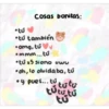 Cosas bonitas:
tú
tú tambien
• omg, tú✔✔
•mmm...tú
tú x5 siono uwu
oh, lo olvidaba, tú
y pues... tu tütü
tútu tú
tú