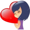 abrazando un corazón ️ 14