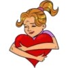 abrazando un corazón ️ 17