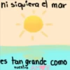 ni siquiera el mar
es tan grande como
nuestro AM