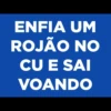 ENFIA UM
ROJÃO NO
CU E SAI
VOANDO