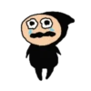 Simple Ninja Emoji 27