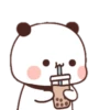 goofy panda with 9