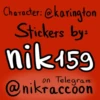 Character: @karington
Stickers by:
nik 159
on Telegram:
@nikraccoon