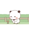 goofy panda with 23