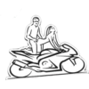 Couple On Bikes 5
