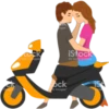Couple On Bikes 7