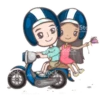 Couple On Bikes 9