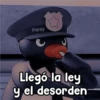 Persy
Llegó la ley
y el desorden