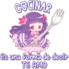 COCINAR M TER& Javi(ID) OFF Es una forma de decir TE AMO