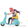 Couple On Bikes 23