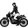 Girl Biker 6