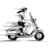 Girl Biker 9