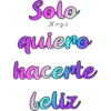 Solo Krys quiero hacerte beliz