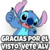 GRACIAS POR EL
VISTO, veTe ALV
