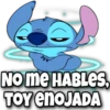 NO me HABLES,
TOY ENOJADA