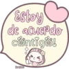 Estoy
de acuerdo
contig!
Melissa