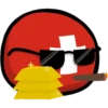 Countryballs sticker Germany Swz Aus 9